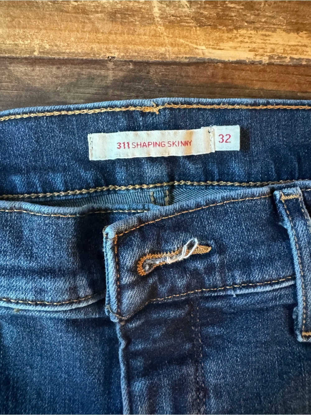Levi's 311 Blue Skinny Jeans - Dark Indigo